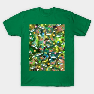 ALIEN Spaceship Invasion T-Shirt